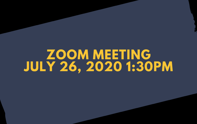 Zoom Meeting July 26, 2020 1:30 PM