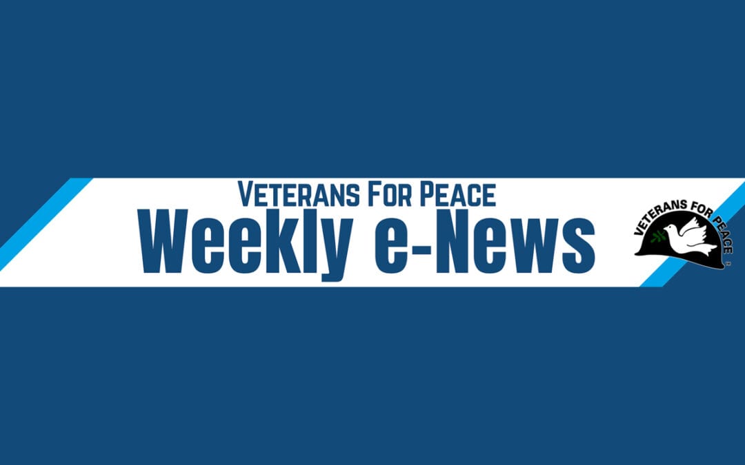 VFP eNews: For Peace in Korea, No More War Drills!